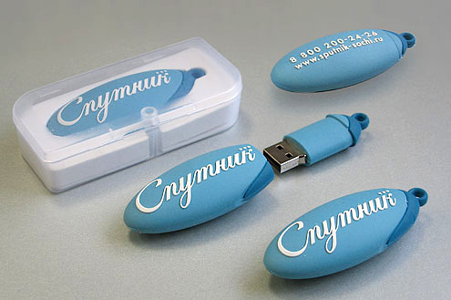 USB-флешка в виде логотипа